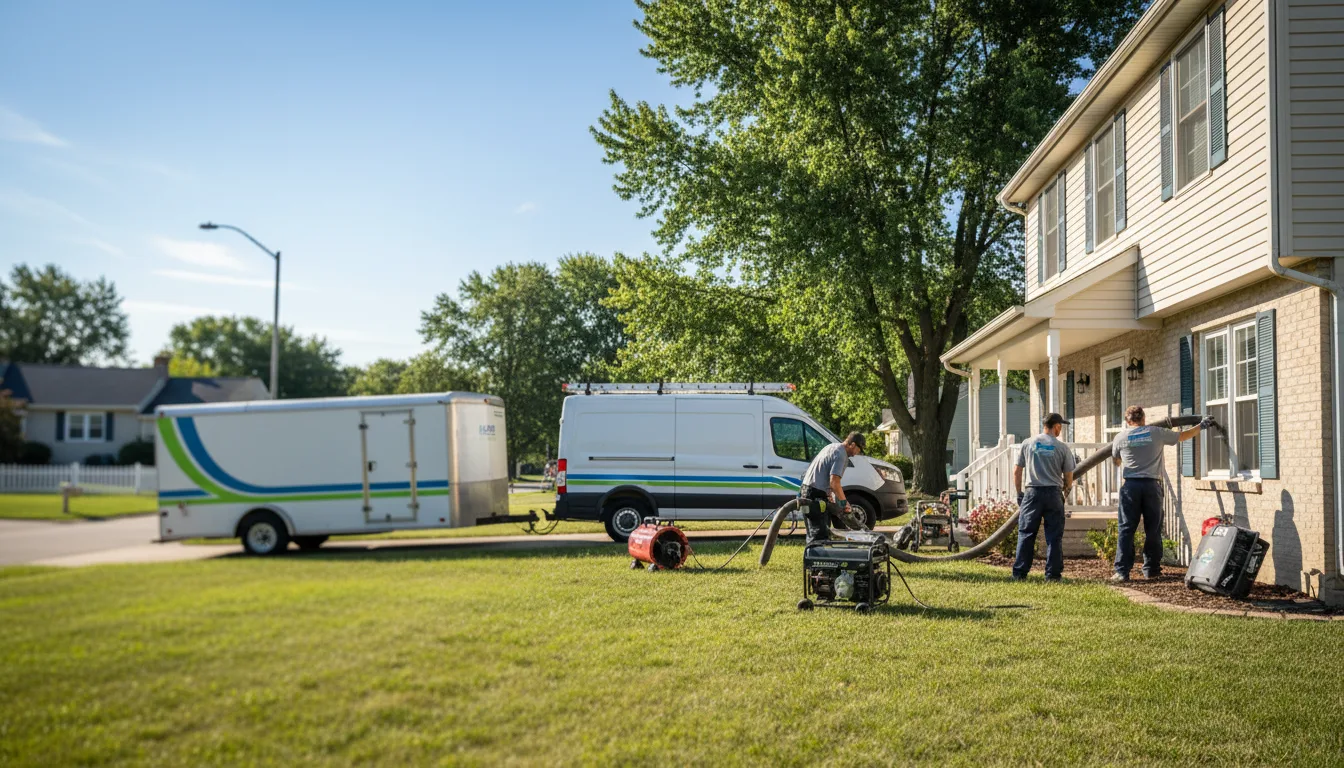 Flooded Basement Restoration And Cleanup With Repair in Minburn, IA near me